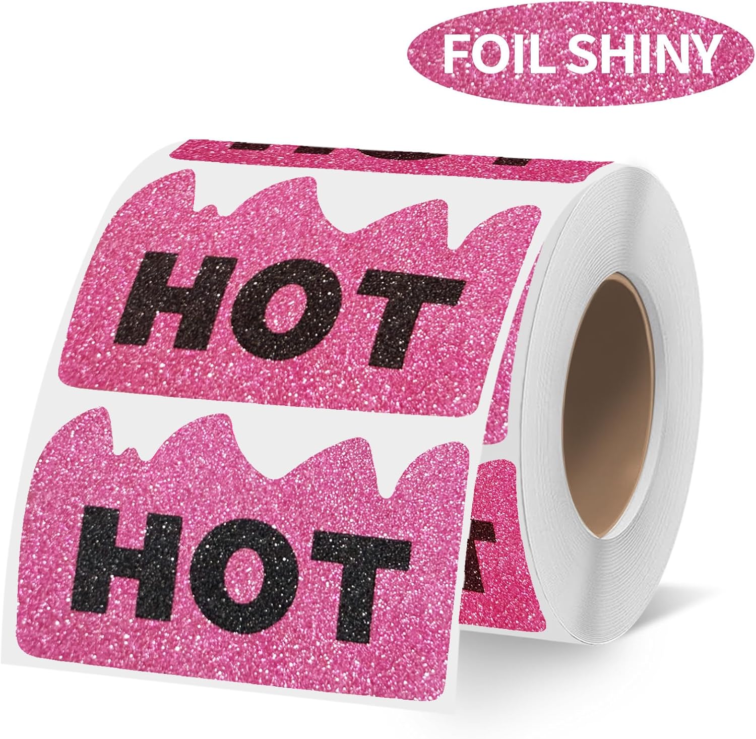 PINK RAVE HOT STICKERS (FOIL)